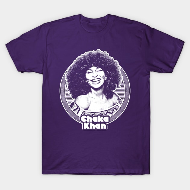 Chaka Khan //// Retro Style Fan Art Design T-Shirt by DankFutura